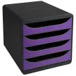 BIG-BOX Pastel noir/pastel glossy - Noir/Violet - EXACOMPTA 