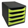 BIG-BOX Pastel noir/pastel glossy - Noir/vert anis - EXACOMPTA 
