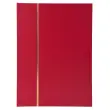 Album de timbres simili-cuir 32 pages noires - 16,5x22,5 cm - Rouge - EXACOMPTA 