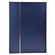 Album de timbres simili-cuir 48 pages noires - 22,5x30,5 cm - Bleu - EXACOMPTA