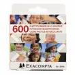 Etuis de 600 coins photos autocollants - Cristal - EXACOMPTA
