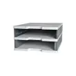 MODULODOC set de 2 cache-rails taille normale - Gris souris - EXACOMPTA
