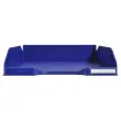 Corbeille à courrier COMBO MIDI - Bleu cobalt - EXACOMPTA