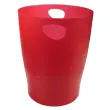 ECOBIN Corbeille à papier - Rouge carmin translucide - EXACOMPTA