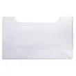 Plaque de recouvrement A4 horizontal - Cristal - EXACOMPTA 