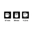 Bob 1pli offset 60 g 57 x 38x12 (par10) - Exacompta