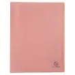 Porte-vues A4 80 vue Chrom Pastel Corail - Exacompta