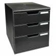 MODULO A4+ 3 tiroirs ECOBlack noir