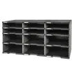 Module de classement MODULODOC 12 cases - Noir/gris souris - Exacompta