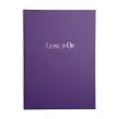 LIVRE D OR    1M.220X170 VIOLET 