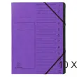 Trieur - 12 compartiments - Violet - EXACOMPTA