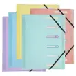 Trieur PP 6 compartiments Chrom.Pastel