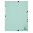 Chem. 3rab+elast. A4 carte AQUAREL vert