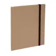 Carnet Nature ligné - 22 x 17 cm - 192 pages - Marron - FSC® - Exacompta
