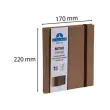 REG NATURE 220x170. 192P LIGNE BRUN FSC®