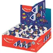 MAPED Gomme en plastique Pyramide PIXEL PARTY, pr&eacute;sentoir 