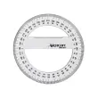WESTCOTT Rapporteur circulaire 360 degrés, 150 mm