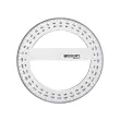 WESTCOTT Rapporteur circulaire 360 degrés, 150 mm