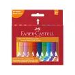 FABER-CASTELL Craies effacables JUMBO, étui carton de 12