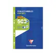 Clairefontaine Feuillets mobiles perfor&eacute;s, A4, quadrill&eacute; 5x5 
