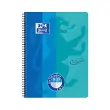 Cahier DUO Touch - A4+ - 160 pages - Bleu mer/aqua - Oxford
