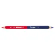 Kores Crayon de couleur TWIN Jumbo, bleu/rouge, triangulaire