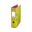 Classeur myColour - dos 80 mm - Vert clair / rose - Oxford 