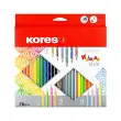 Kores Crayon de couleur 'Kolores Style', étui carton de 26