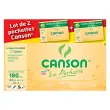 CANSON Papier à dessin 'C' à grain, A4, lot de 2