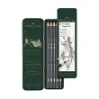 FABER-CASTELL Crayon GRAPHITE AQUARELLE, étui de 5