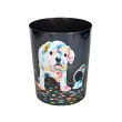 Läufer Corbeille à papier 'chien multicoloré'