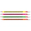 12 Kores Crayon &agrave; papier 'Grafitos Neon', degr&eacute; de duret&eacute;: HB 