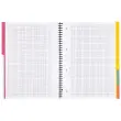 LANDR&Eacute; Cahier &agrave; spirale avec intercalaires 'COLLEGE', A4, 
