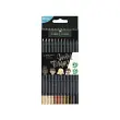 FABER-CASTELL Crayon de couleur triangulaire Black Edition
