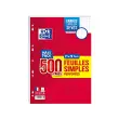 Feuilles simples perfor&eacute;es - A4 - Sey&egrave;s - MAXI PACK - Oxford 