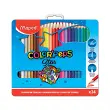 MAPED Crayon de couleur COLOR'PEPS, &eacute;tui m&eacute;tal de 48 