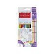 FABER-CASTELL Crayon de couleur triangulaire Colour, 10+3