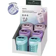 6 FABER-CASTELL Taille-crayon double RollOn SPARKLE