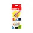 Kores Crayon de couleur triangulaire 'Kolores', étui carton