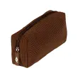 WEDO Trousse en velours c&ocirc;tel&eacute;, marron 