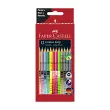 FABER-CASTELL Crayon de couleur triangulaire Colour GRIP