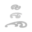 Wonday Pistolet à dessin, 3 pièces, transparent gris fumé