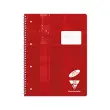 Clairefontaine Cahier spiralé, A4, ligné avec marge,