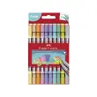 Feutre double pointe pastel - &eacute;tui de 10 - Faber-Castell 