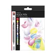 Marabu Feutre aquarellable Pen Graphix ICE ICE BABY, &eacute;tui 