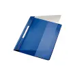 LEITZ Chemise à lamelle Exquisit, format A4+, PVC, bleu