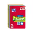 Oxford Cahier piqûre, A4, Seyès, 96 pages, lot de 5