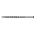 Crayon Jumbo GRIP - HB - Argent - Faber-Castell