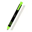 L&auml;ufer Stylo-gomme en plastique, 2 gommes de rechange, vert 