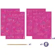 MAPED Creativ Sticker à gratter SCRATCHING STICKER Barbie